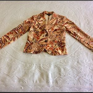 August Silk Sportswear button blazer size 4.